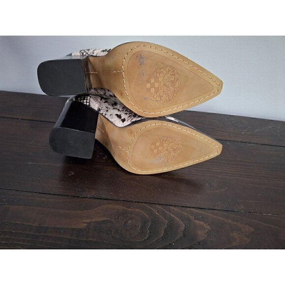 Vince Camuto Genedy Snakeskin Booties/NWOB, Sz. 5M - Picture 9 of 9